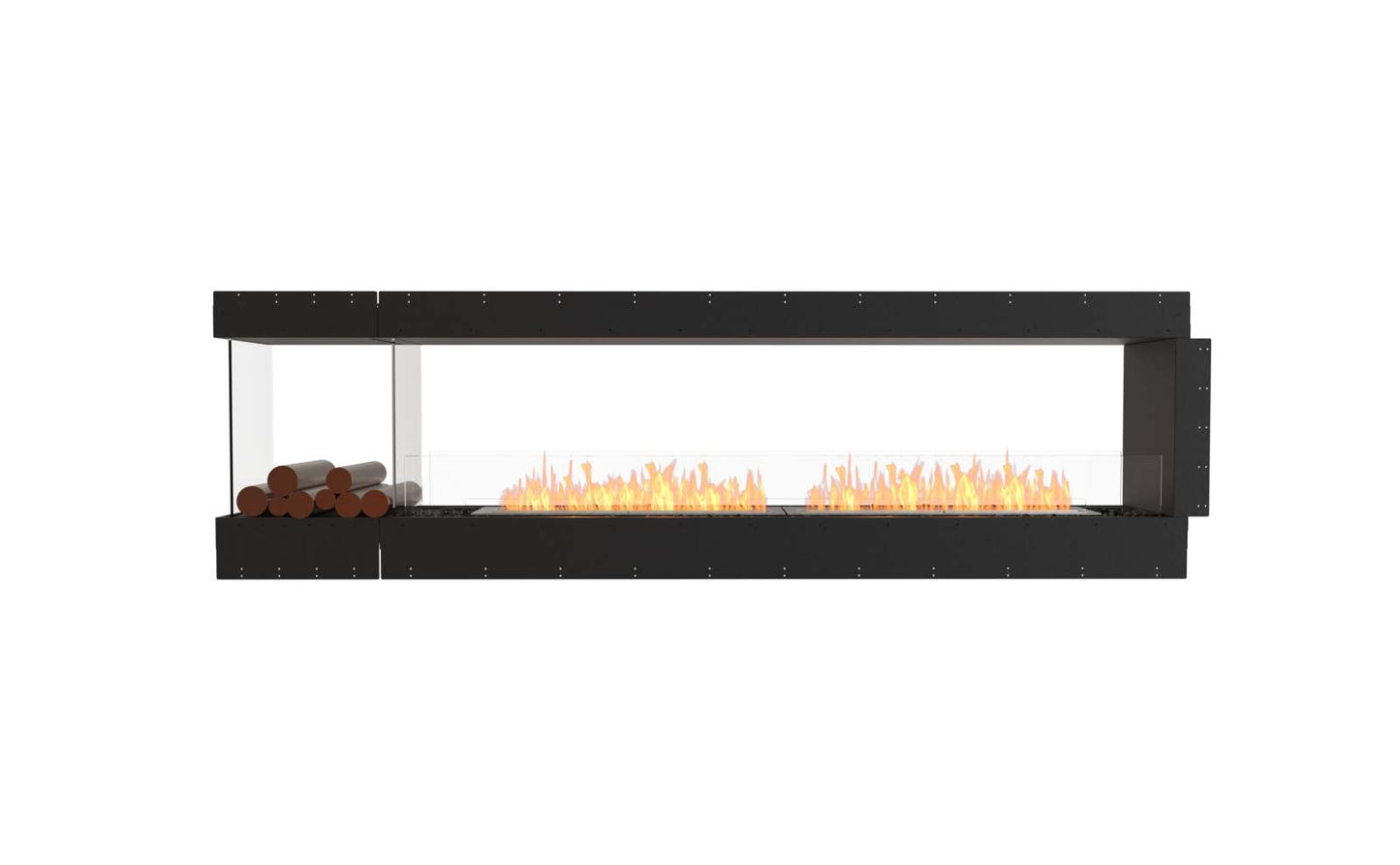 EcoSmart Flex Bioethanol Fireplace 104PN BXL Peninsula Black