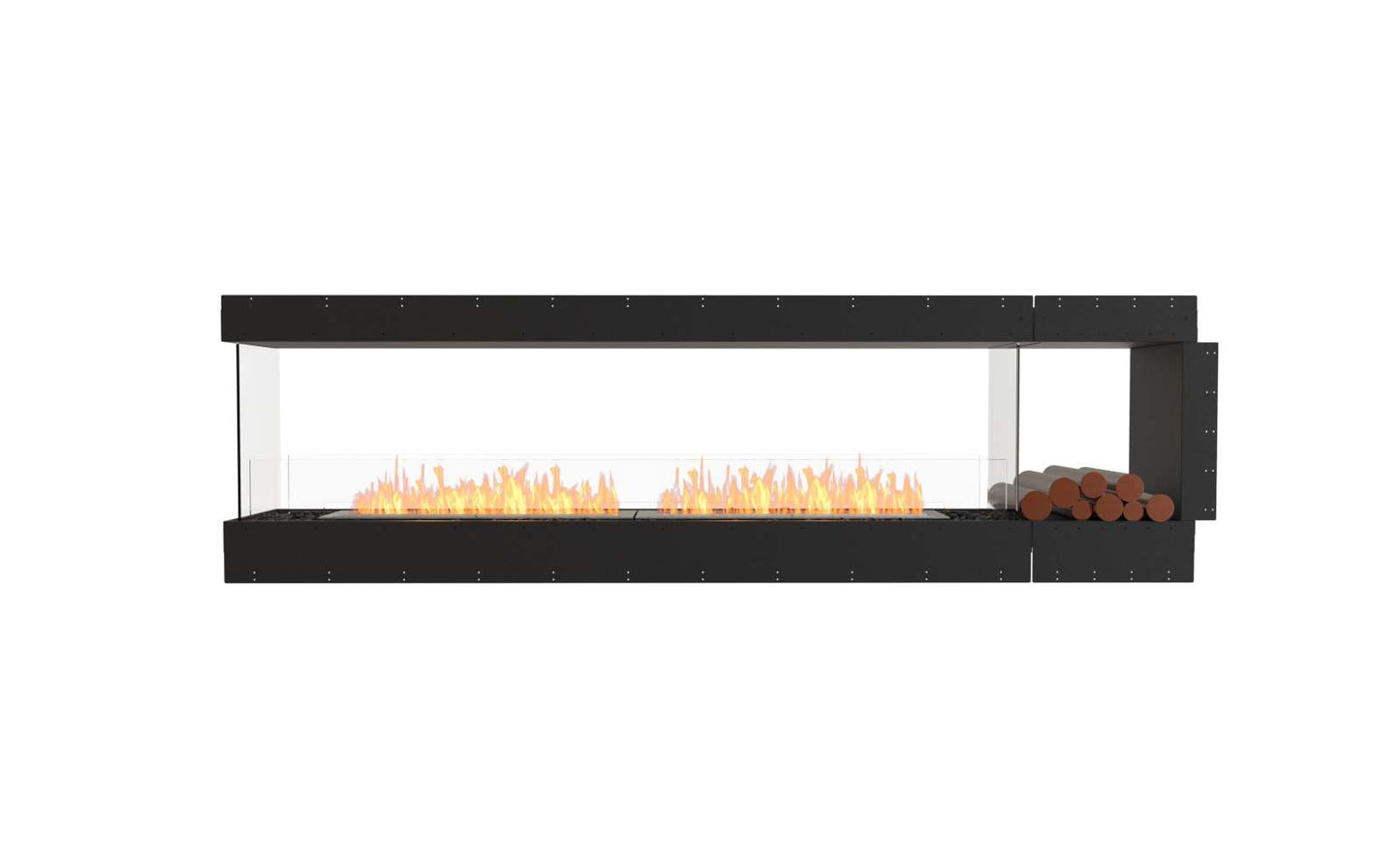 EcoSmart Flex Bioethanol Fireplace 104PN BXR Peninsula Black