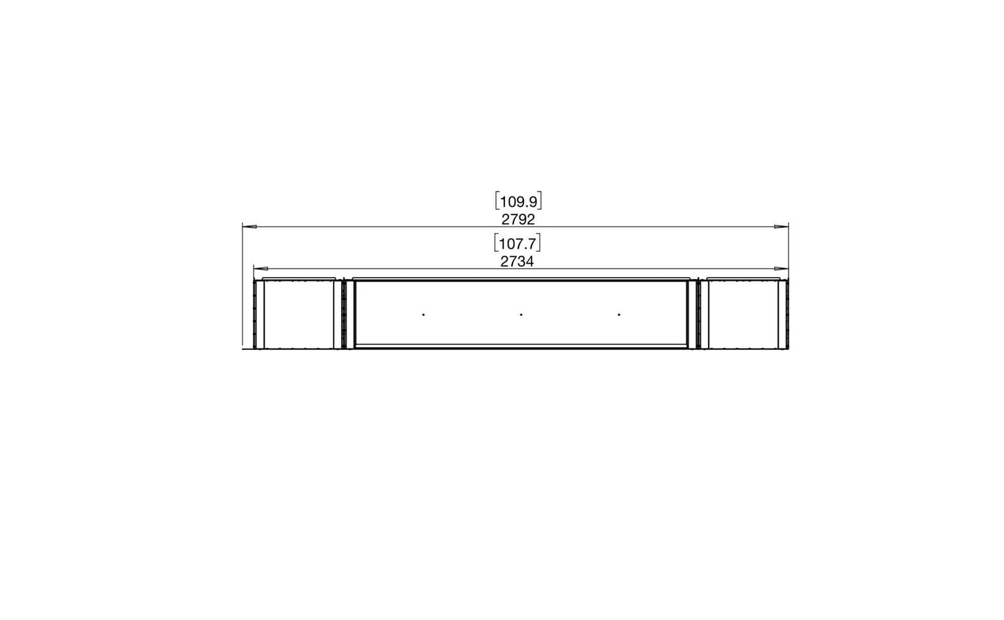 EcoSmart Flex Bioethanol Fireplace 104RC BX2 Right Corner Black