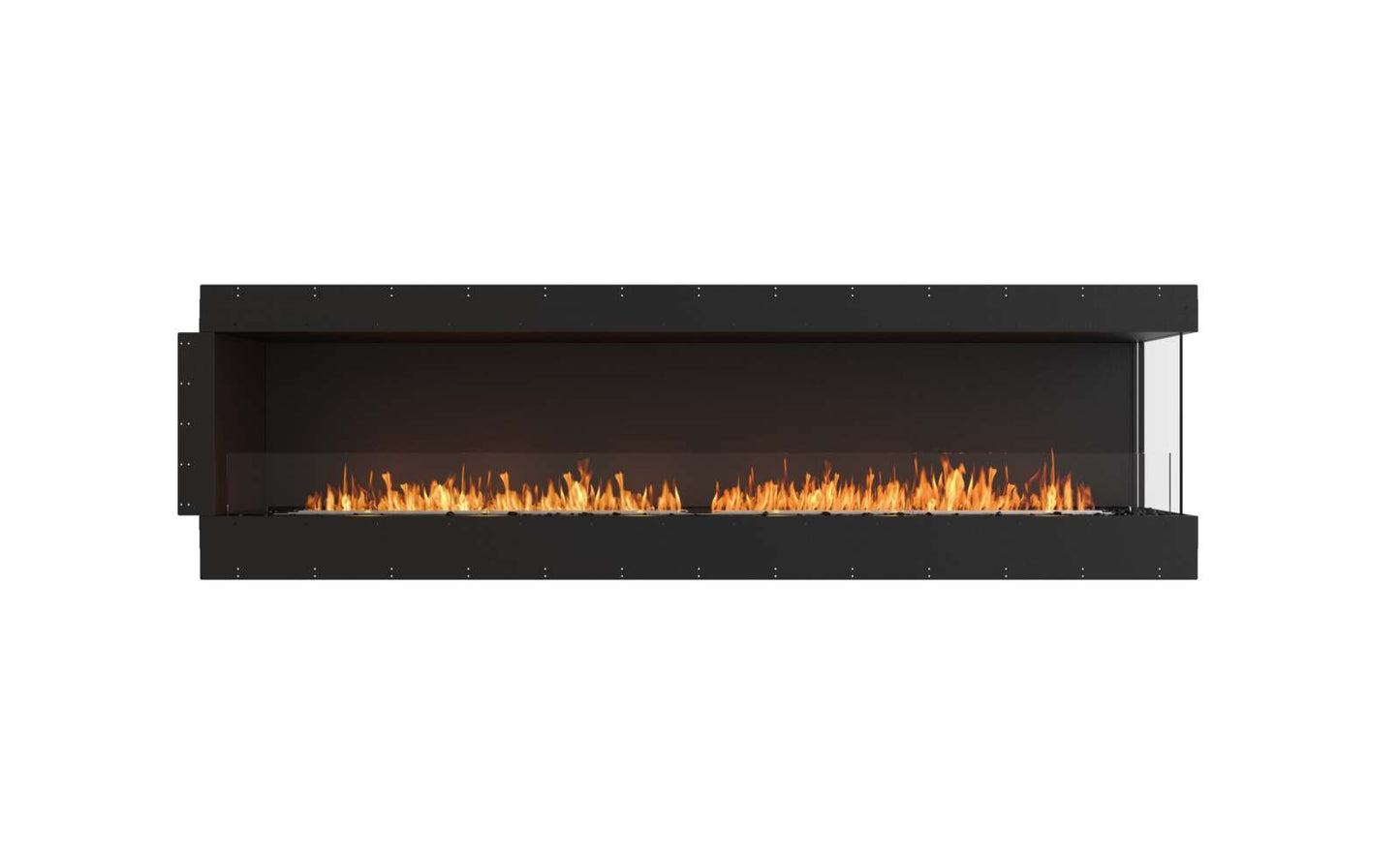 EcoSmart Flex Bioethanol Fireplace 104RC Right Corner Black