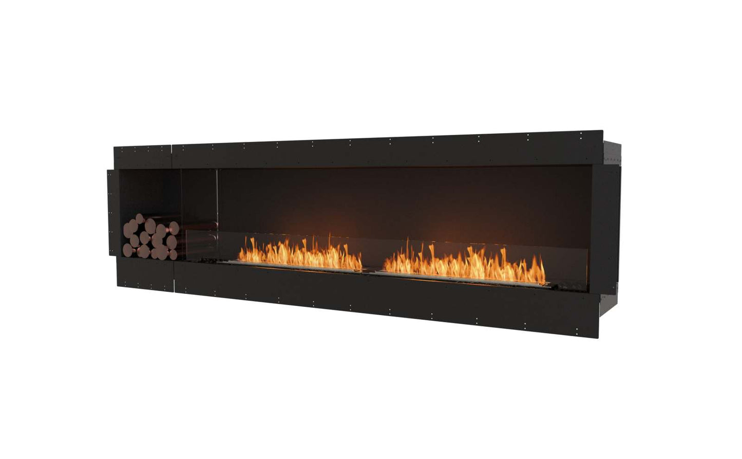EcoSmart Flex Bioethanol Fireplace 104SS BXL Single Sided Black