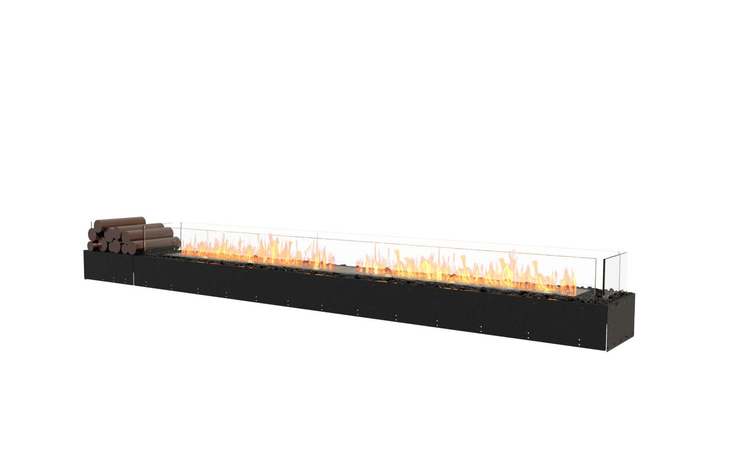 EcoSmart Flex Bioethanol Fireplace 122BN BX1 Bench Black