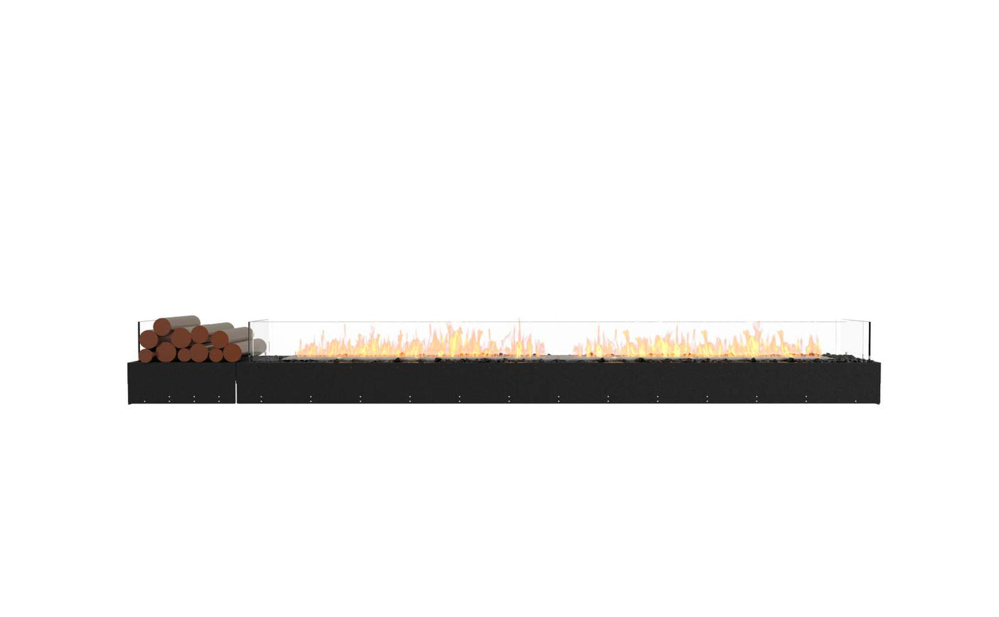 EcoSmart Flex Bioethanol Fireplace 122BN BX1 Bench Black