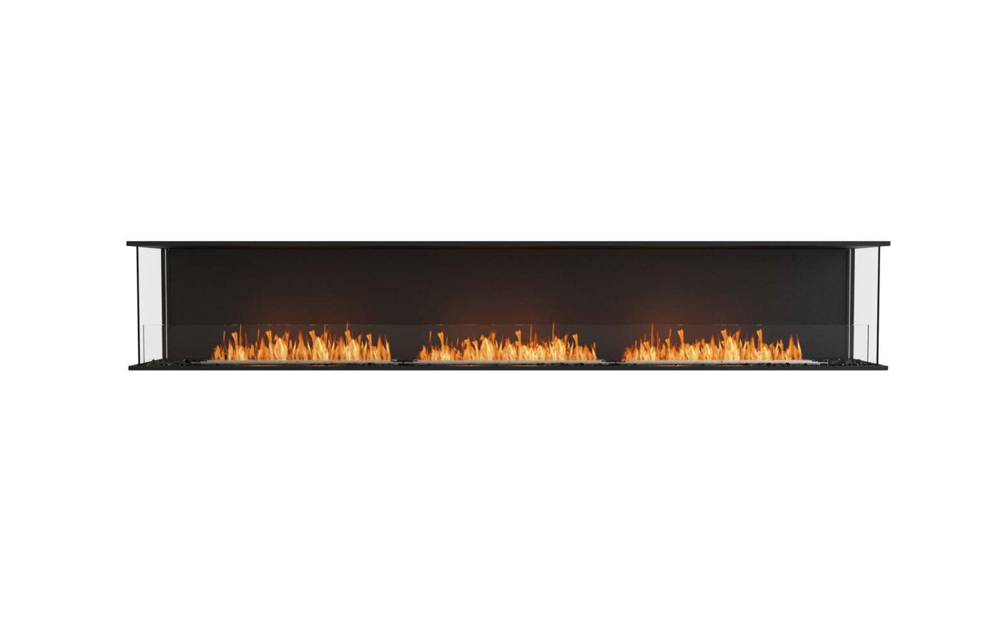 EcoSmart Flex Bioethanol Fireplace 122BY Bay Black