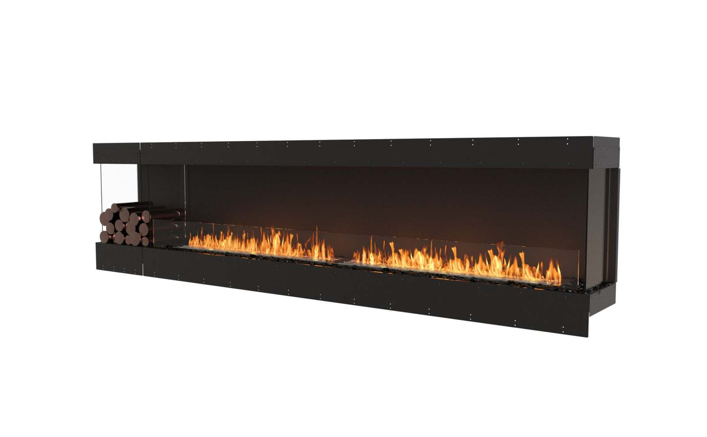 EcoSmart Flex Bioethanol Fireplace 122BY BXL Bay Black