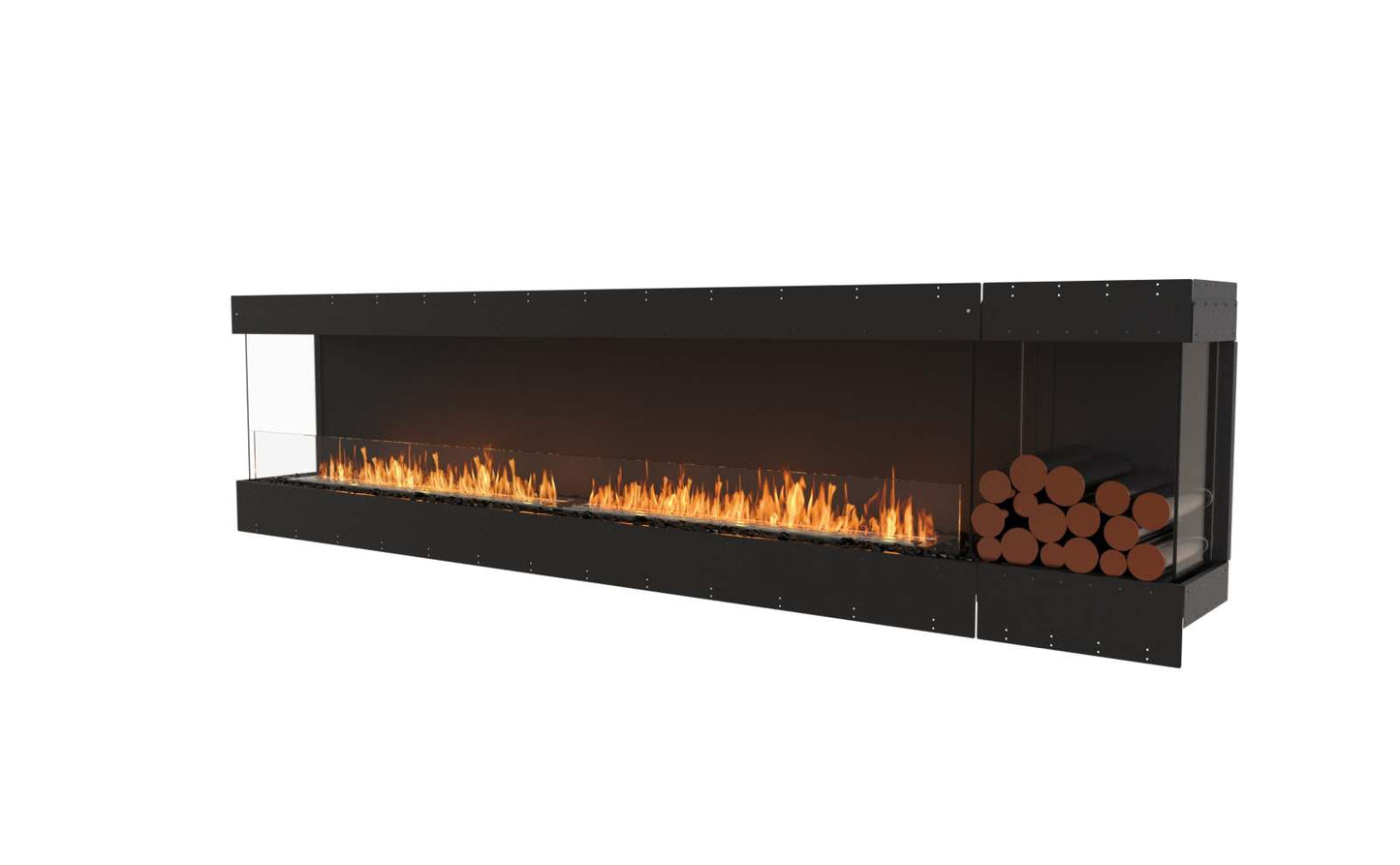 EcoSmart Flex Bioethanol Fireplace 122BY BXR Bay Black