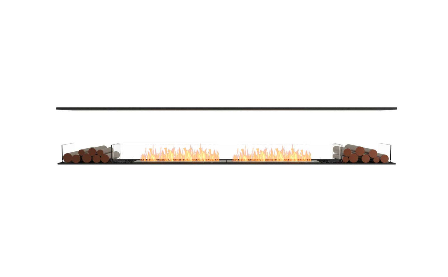 EcoSmart Flex Bioethanol Fireplace 122IL BX2 Island Black