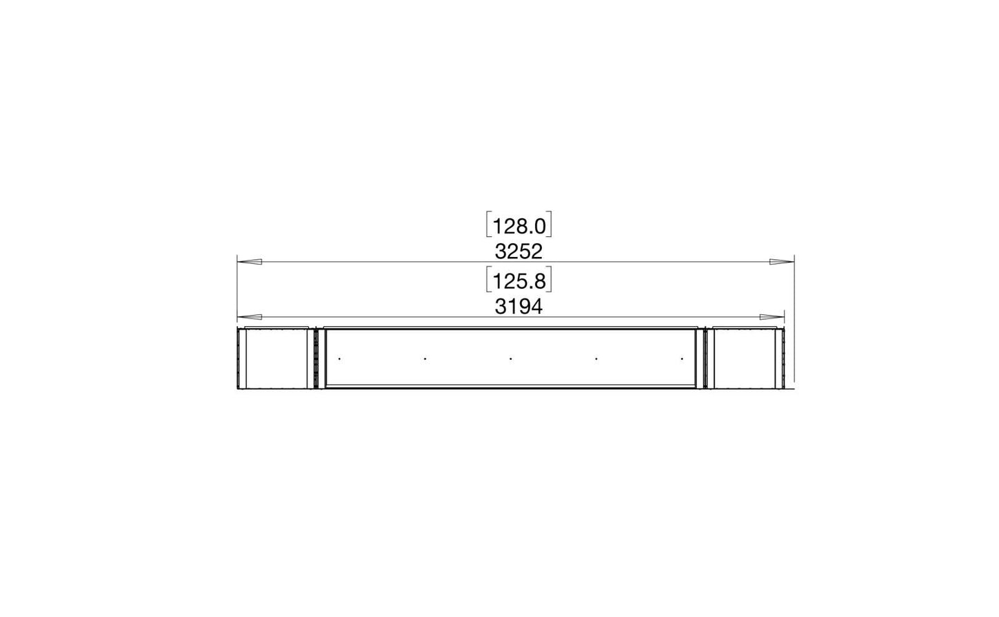 EcoSmart Flex Bioethanol Fireplace 122LC BX2 Left Corner Black