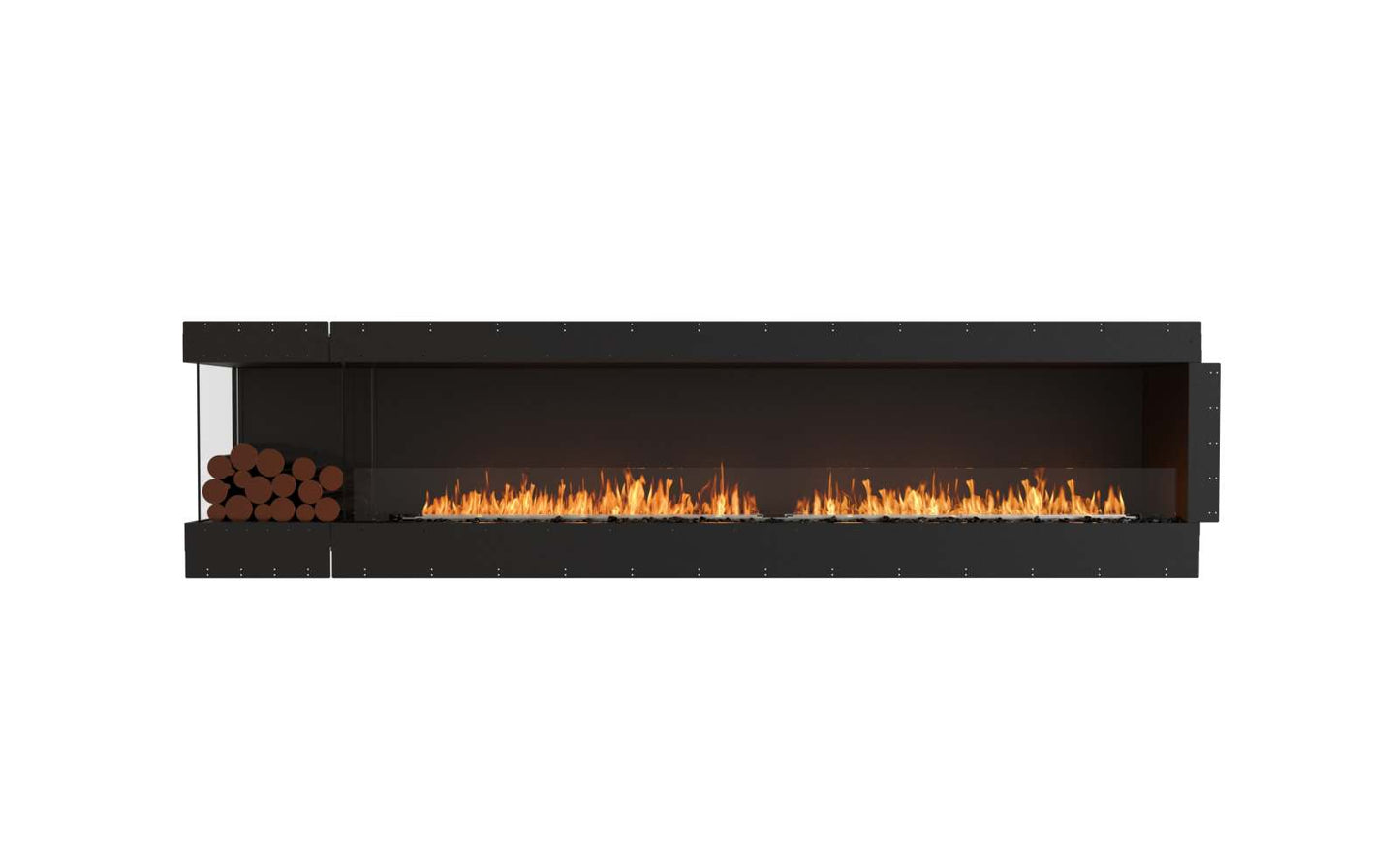 EcoSmart Flex Bioethanol Fireplace 122LC BXL Left Corner Black