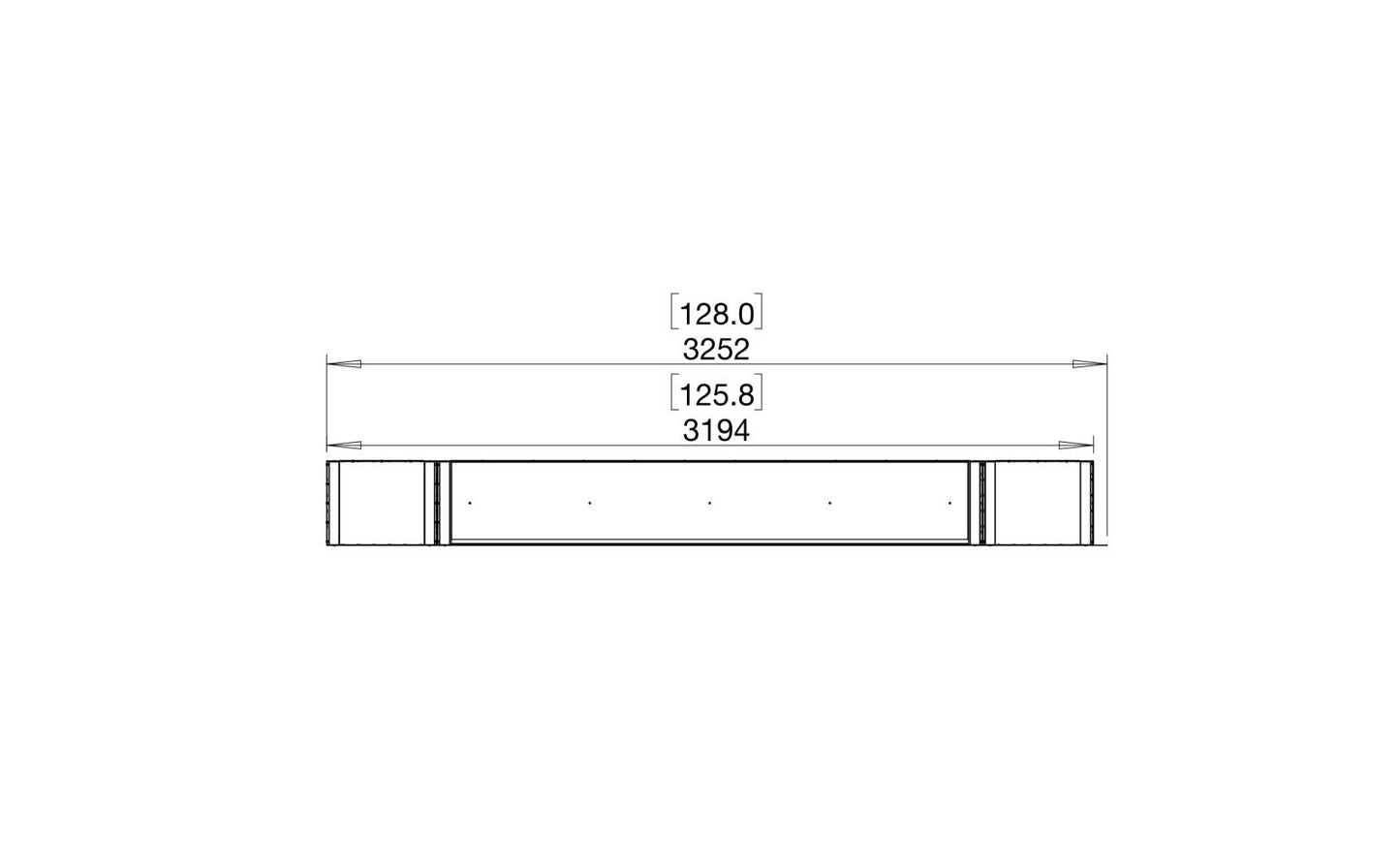 EcoSmart Flex Bioethanol Fireplace 122PN BX2 Peninsula Black