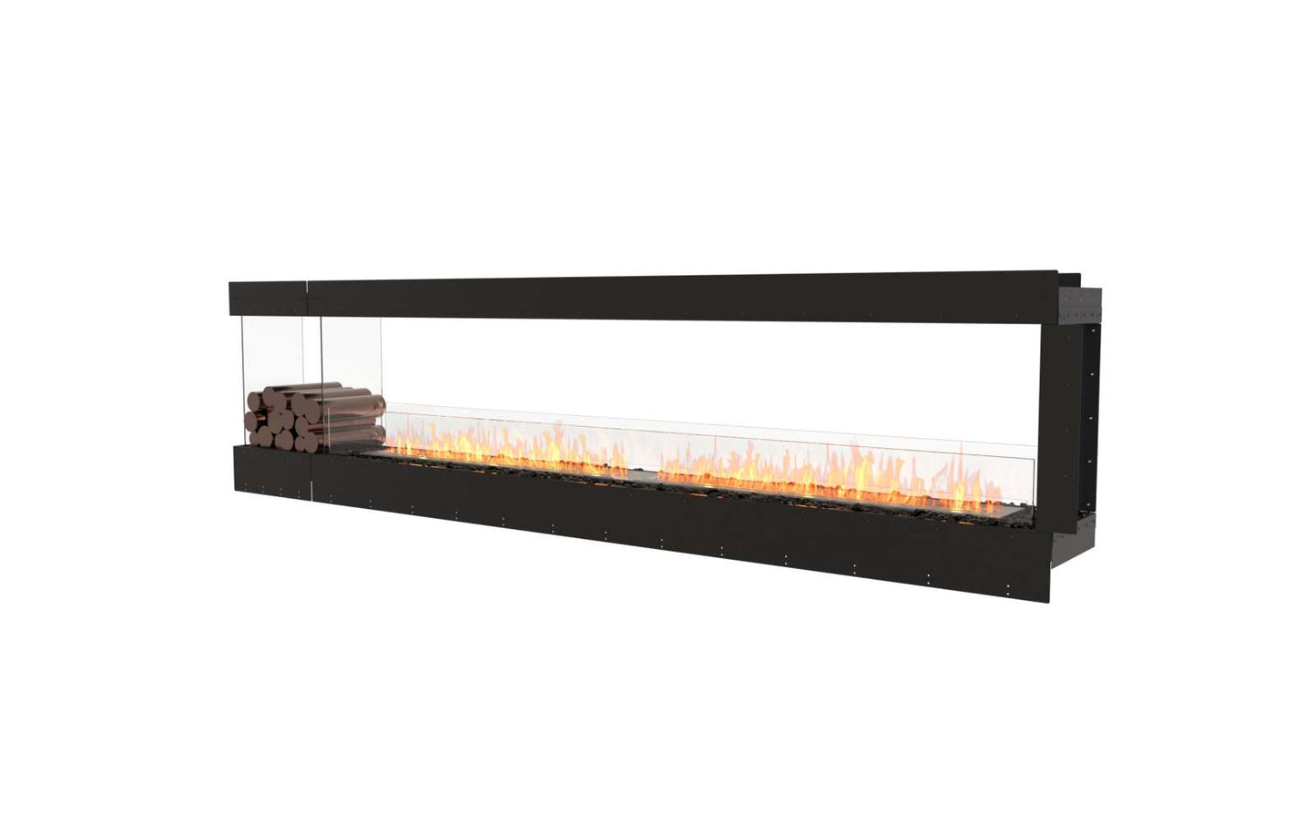 EcoSmart Flex Bioethanol Fireplace 122PN BXL Peninsula Black