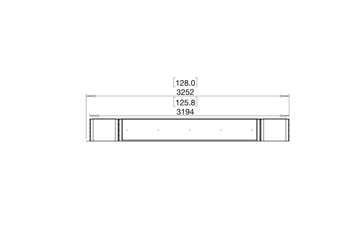 EcoSmart Flex Bioethanol Fireplace 122RC BX2 Right Corner Black