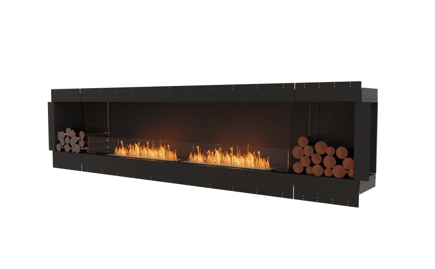 EcoSmart Flex Bioethanol Fireplace 122SS BX2 Single Sided Black