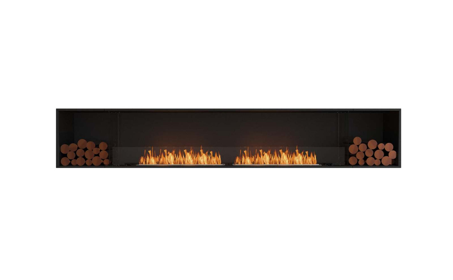 EcoSmart Flex Bioethanol Fireplace 122SS BX2 Single Sided Black