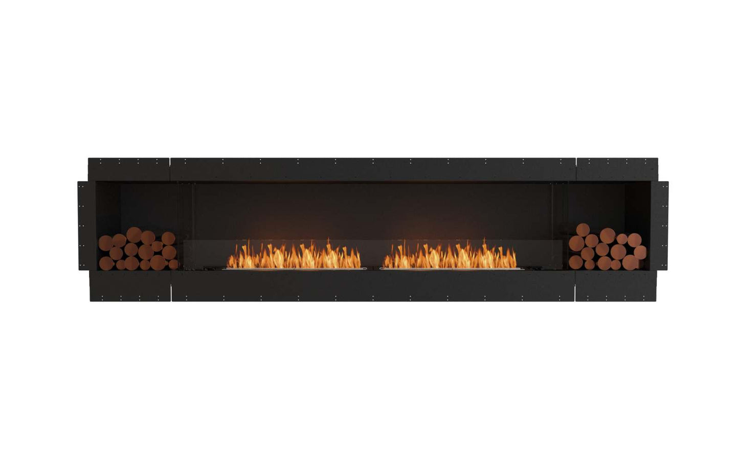 EcoSmart Flex Bioethanol Fireplace 122SS BX2 Single Sided Black