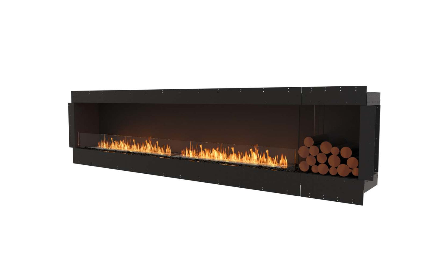 EcoSmart Flex Bioethanol Fireplace 122SS BXR Single Sided Black