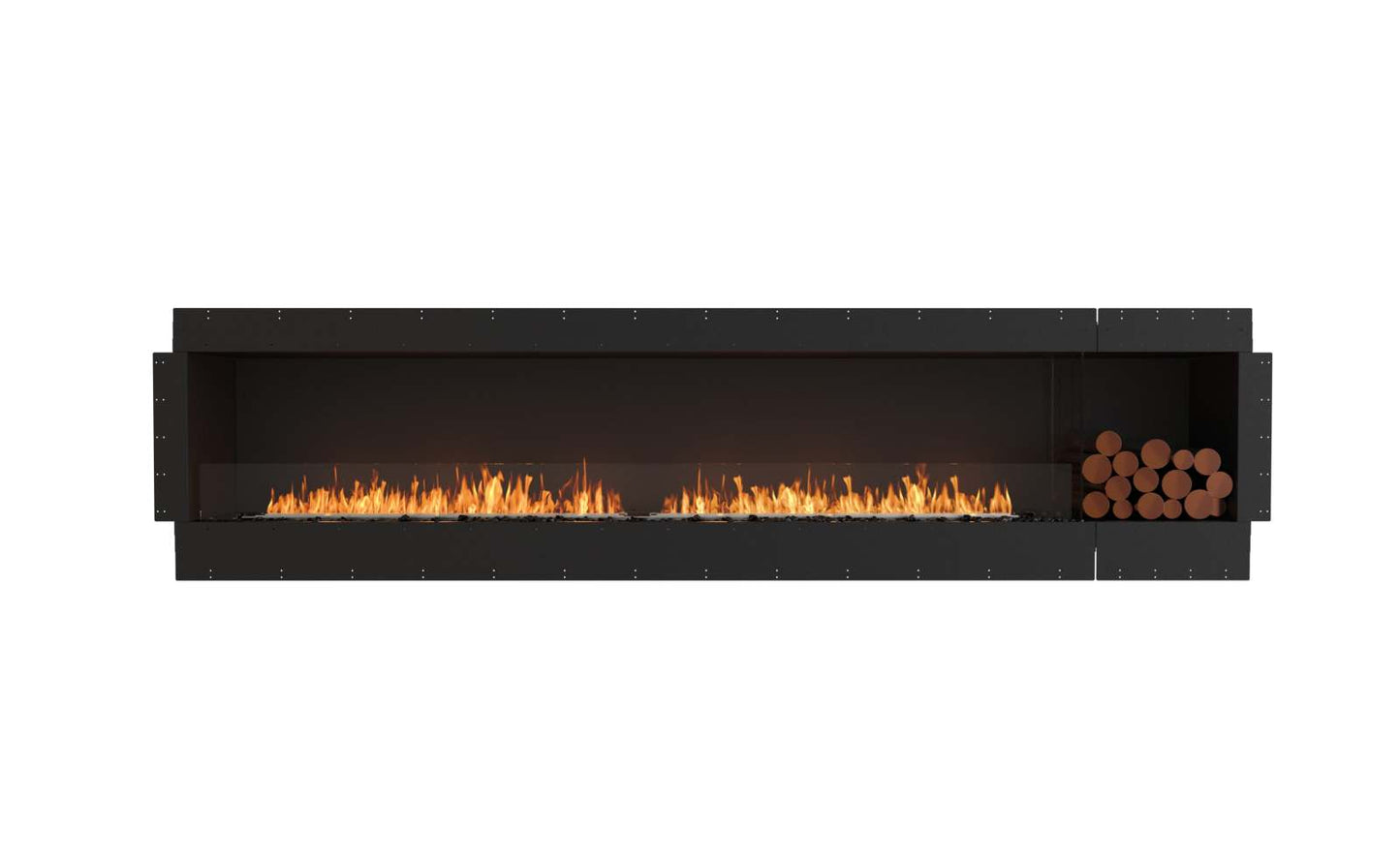 EcoSmart Flex Bioethanol Fireplace 122SS BXR Single Sided Black