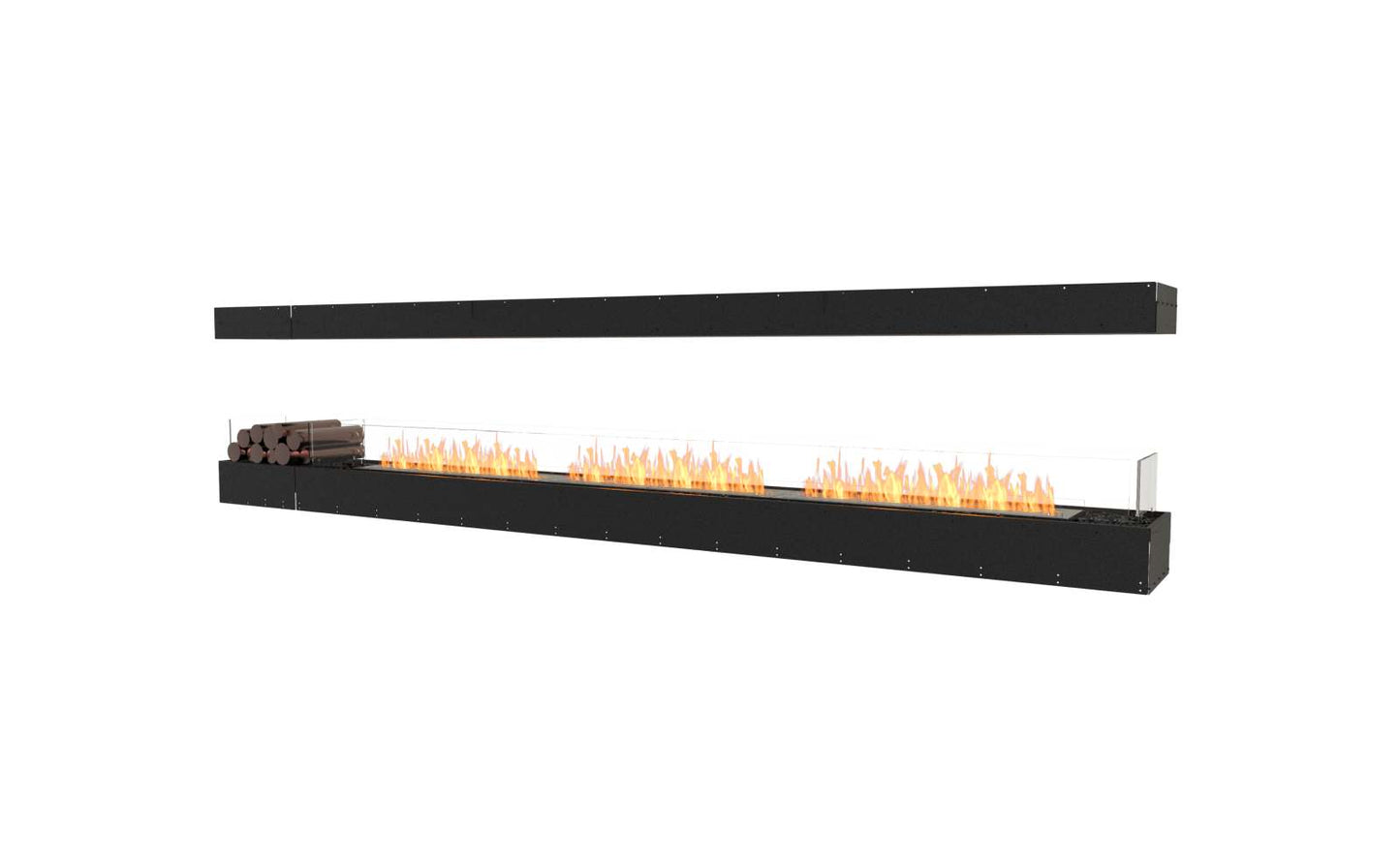 EcoSmart Flex Bioethanol Fireplace 140IL BX1 Island Black
