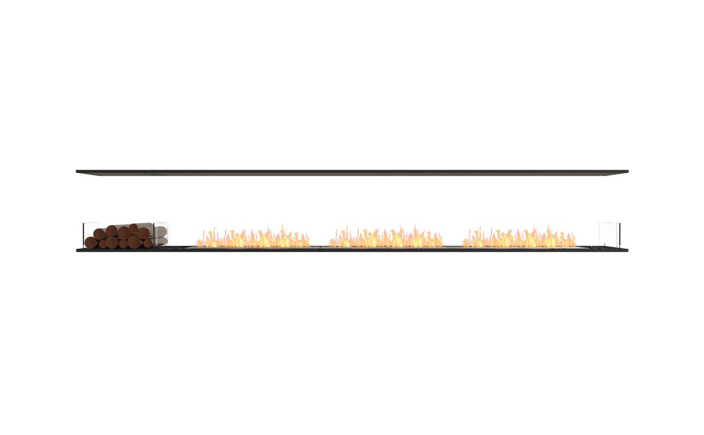 EcoSmart Flex Bioethanol Fireplace 140IL BX1 Island Black