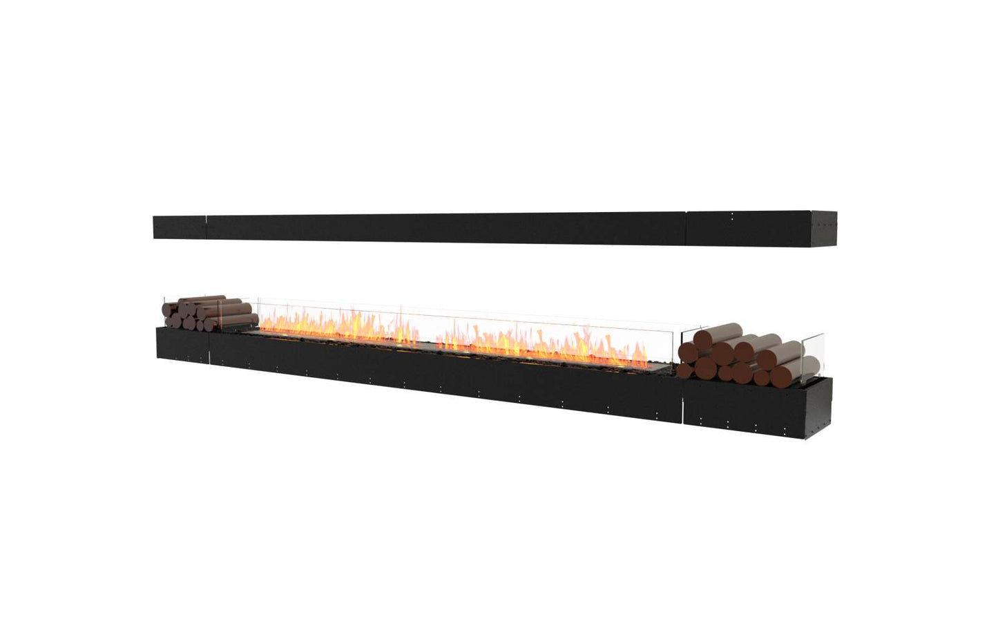 EcoSmart Flex Bioethanol Fireplace 140IL BX2 Island Black