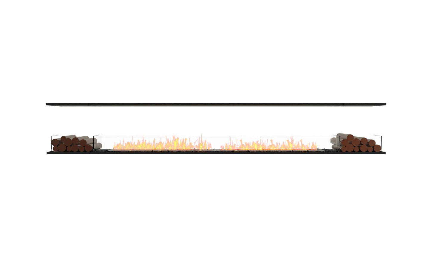 EcoSmart Flex Bioethanol Fireplace 140IL BX2 Island Black