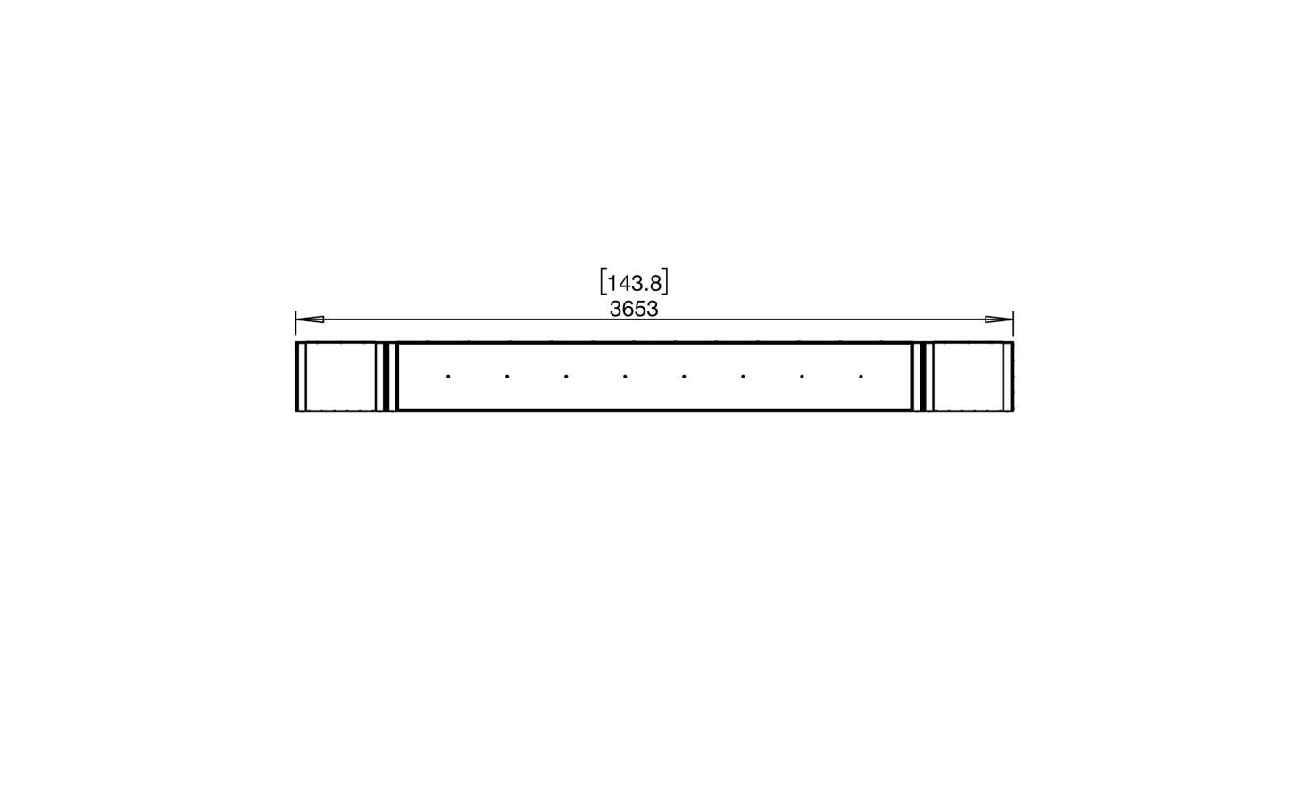 EcoSmart Flex Bioethanol Fireplace 140IL BX2 Island Black