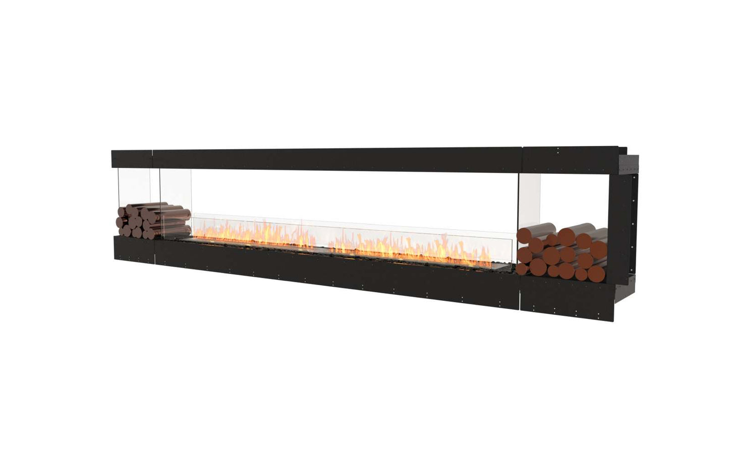 EcoSmart Flex Bioethanol Fireplace 140PN BX2 Peninsula Black