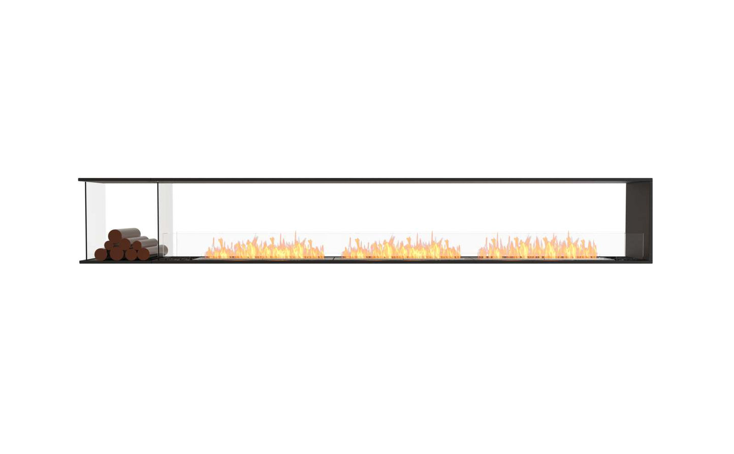 EcoSmart Flex Bioethanol Fireplace 140PN BXL Peninsula Black
