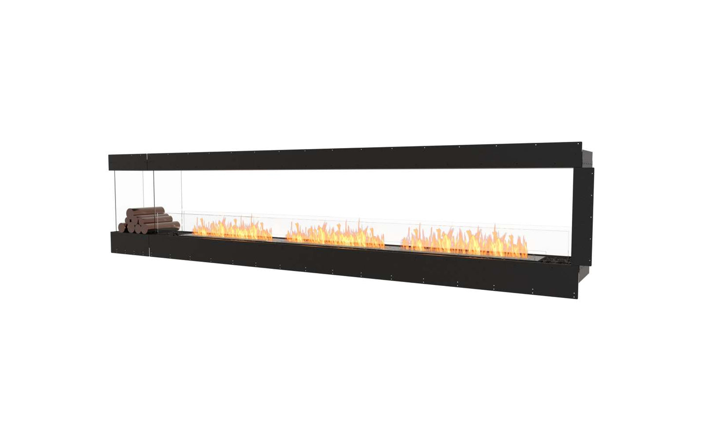 EcoSmart Flex Bioethanol Fireplace 140PN BXL Peninsula Black