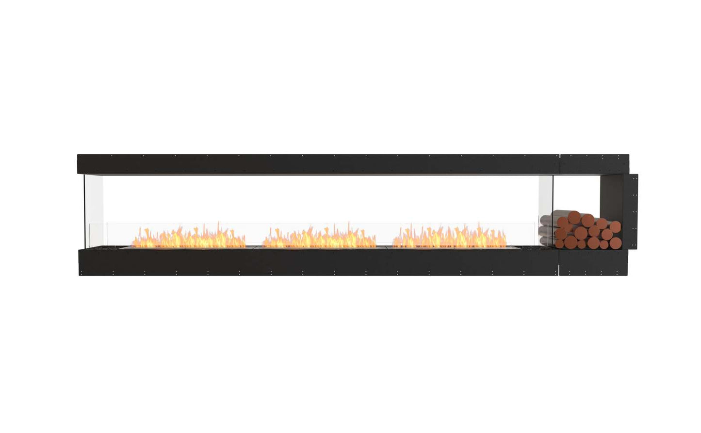 EcoSmart Flex Bioethanol Fireplace 140PN BXR Peninsula Black