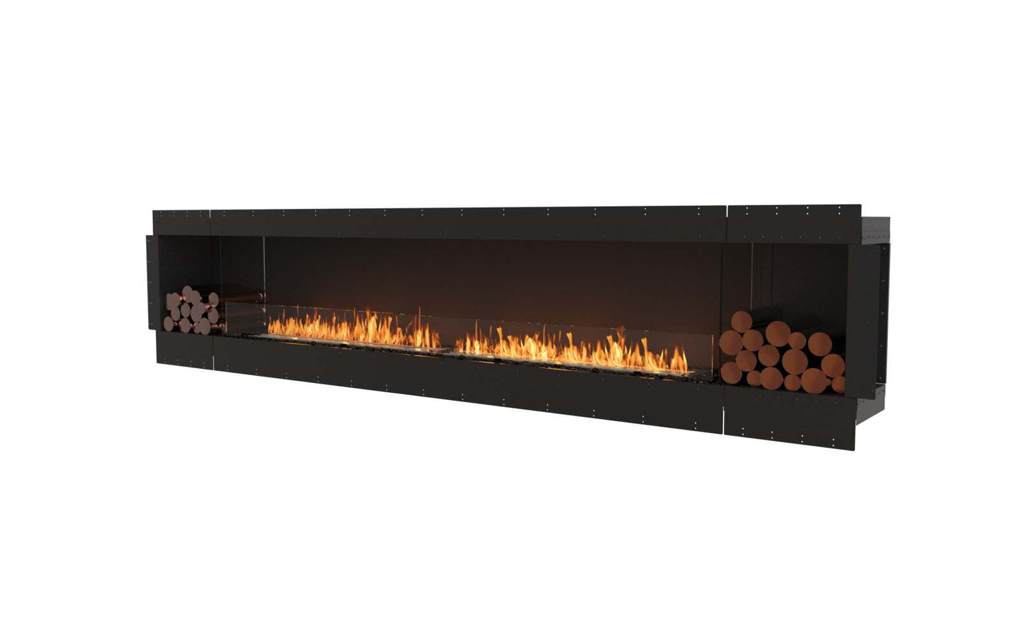 EcoSmart Flex Bioethanol Fireplace 140SS BX2 Single Sided Black