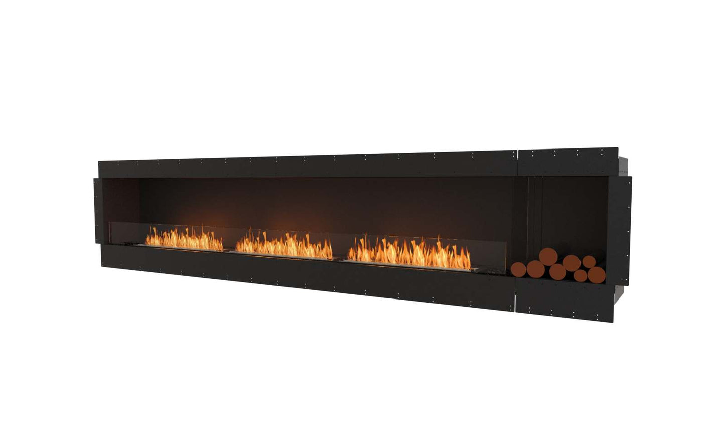 EcoSmart Flex Bioethanol Fireplace 140SS BXR Single Sided Black