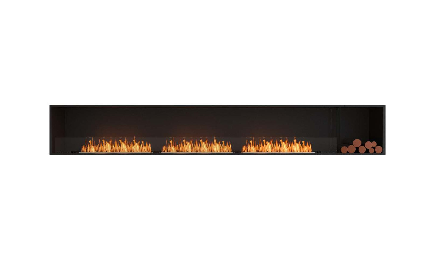 EcoSmart Flex Bioethanol Fireplace 140SS BXR Single Sided Black