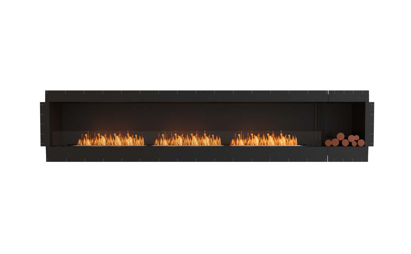 EcoSmart Flex Bioethanol Fireplace 140SS BXR Single Sided Black