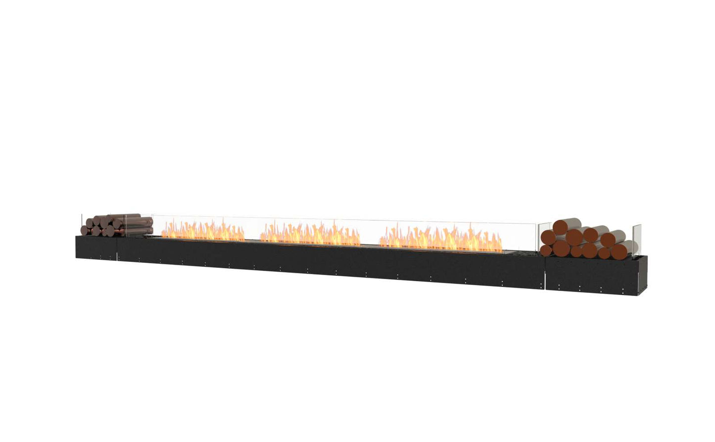 EcoSmart Flex Bioethanol Fireplace 158BN BX2 Bench Black