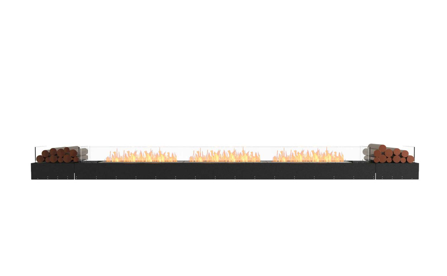 EcoSmart Flex Bioethanol Fireplace 158BN BX2 Bench Black