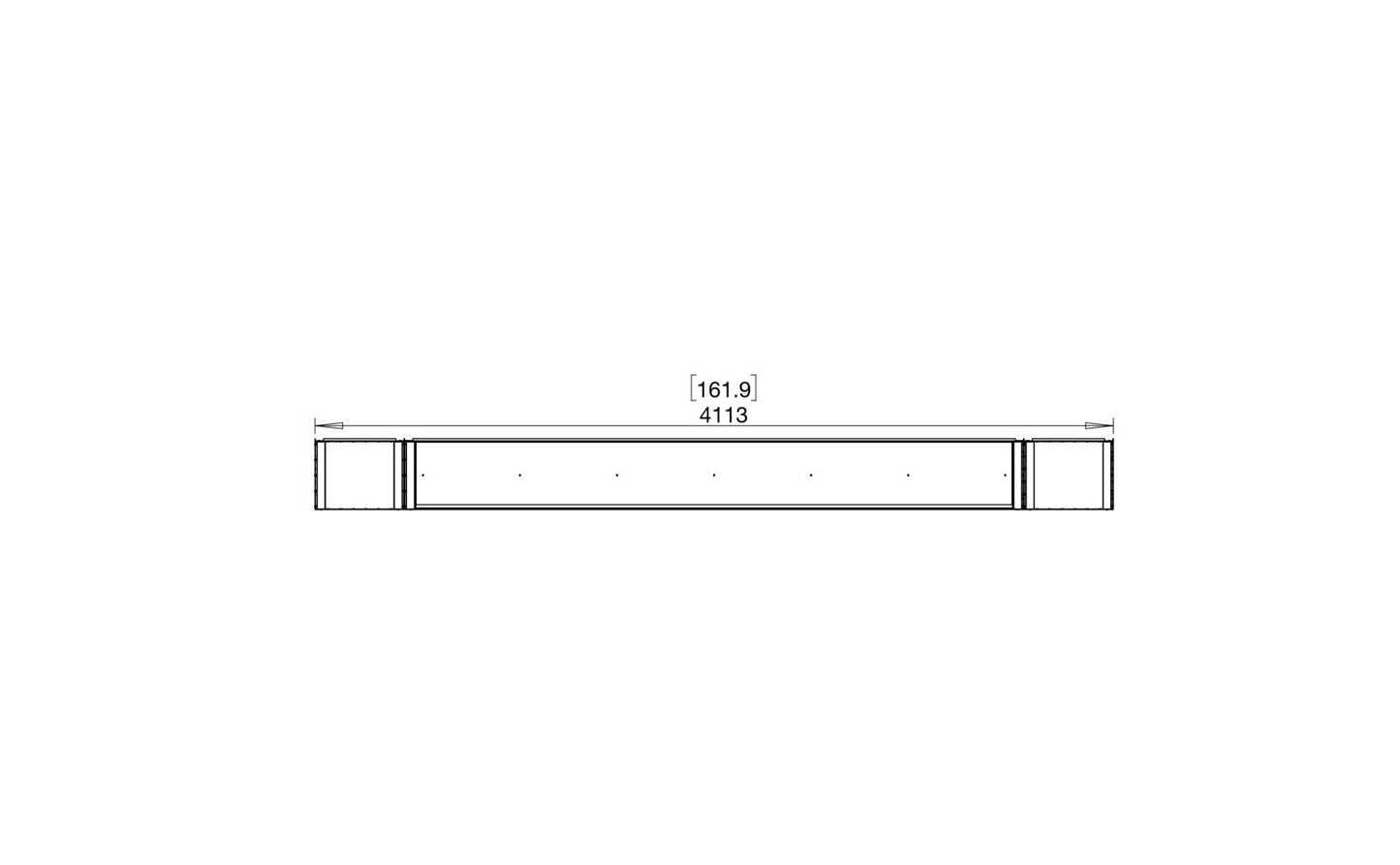 EcoSmart Flex Bioethanol Fireplace 158BY BX2 Bay Black