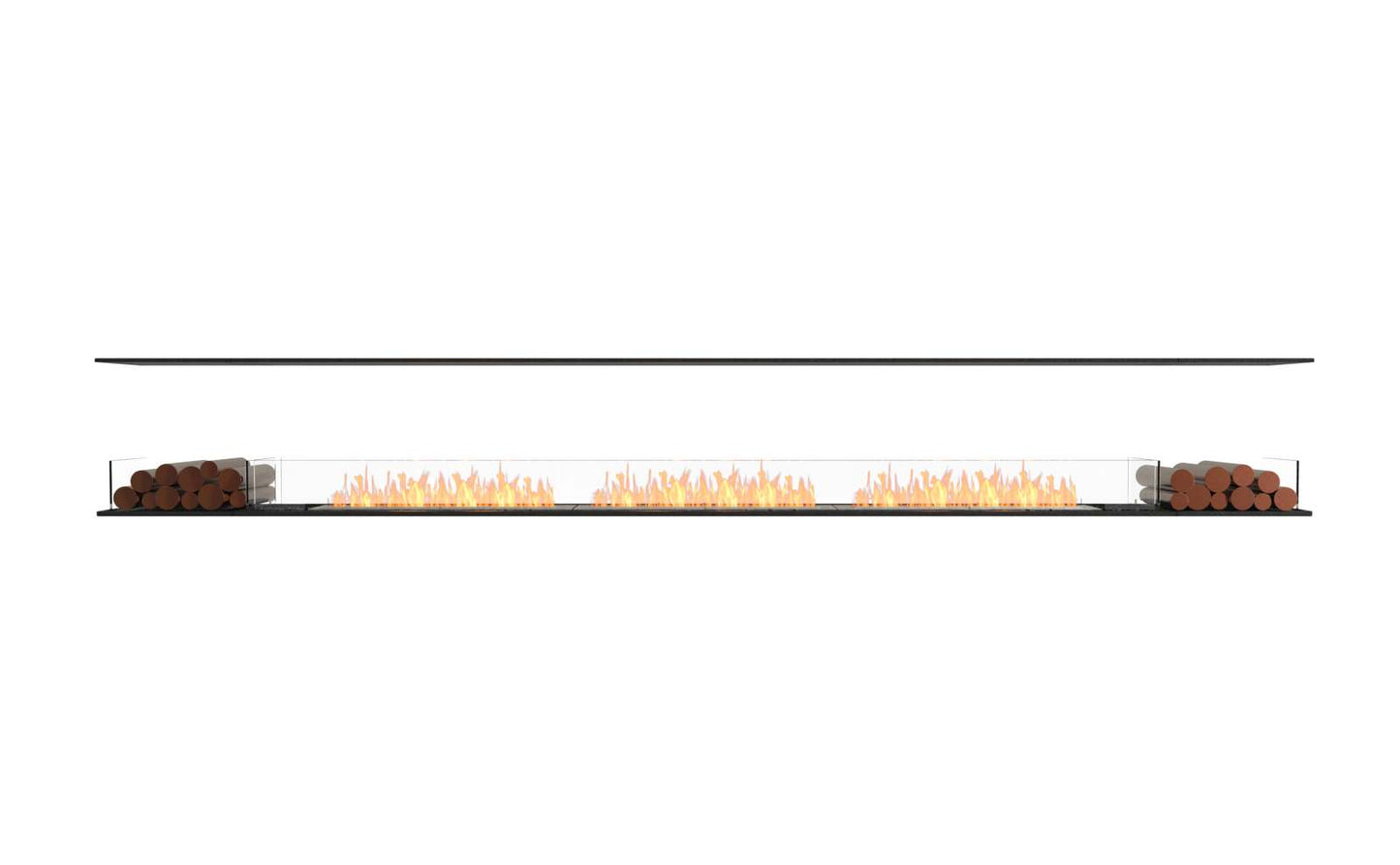 EcoSmart Flex Bioethanol Fireplace 158IL BX2 Island Black