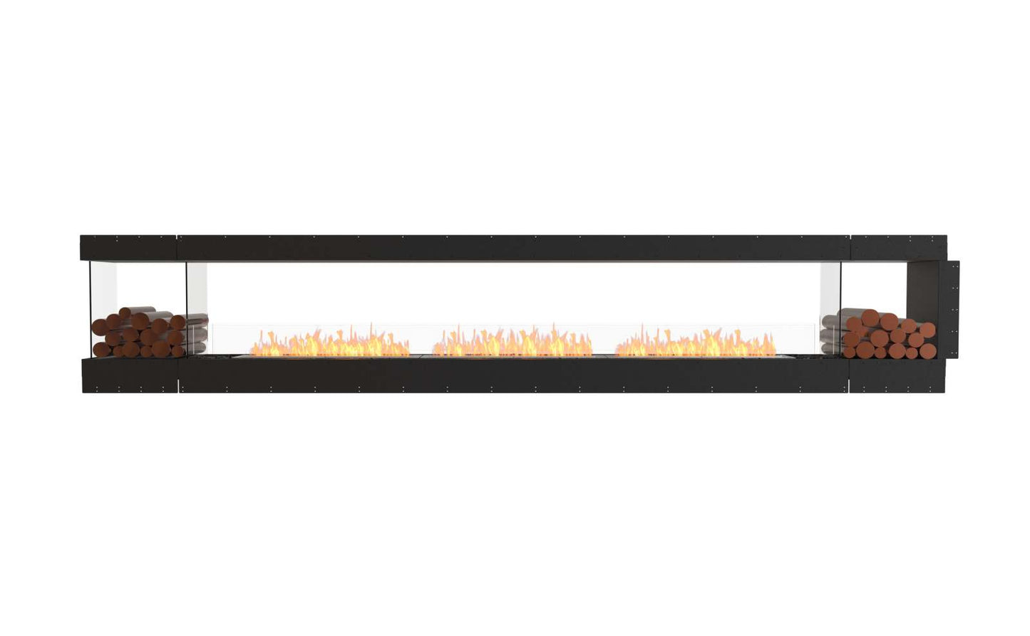 EcoSmart Flex Bioethanol Fireplace 158PN BX2 Peninsula Black
