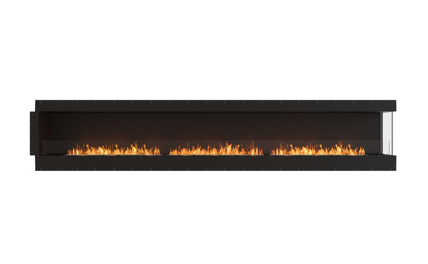 EcoSmart Flex Bioethanol Fireplace 158RC Right Corner Black