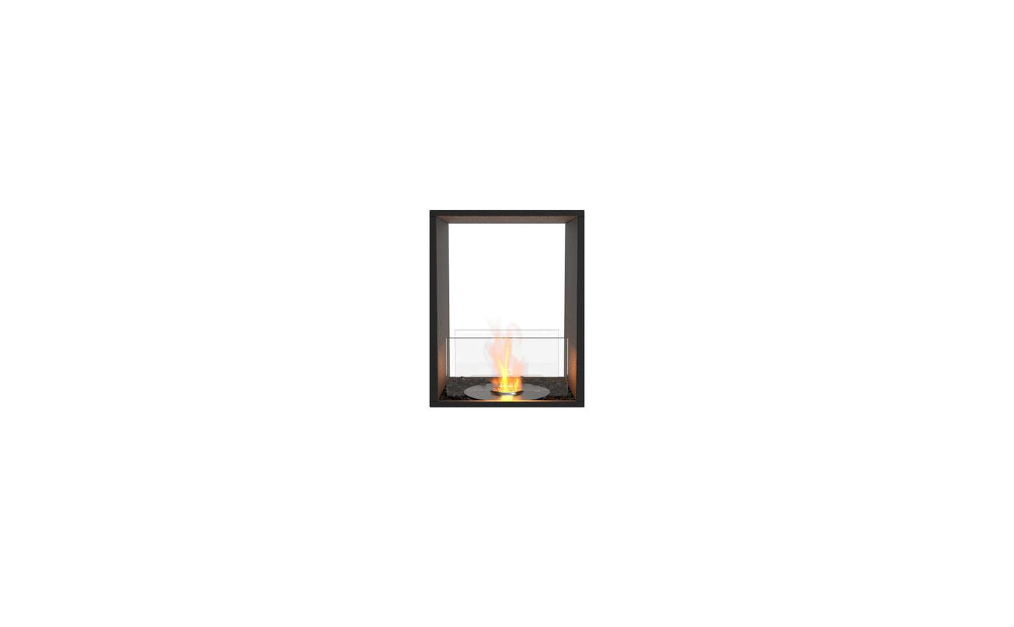 EcoSmart Flex Bioethanol Fireplace 18DB Double Sided Black