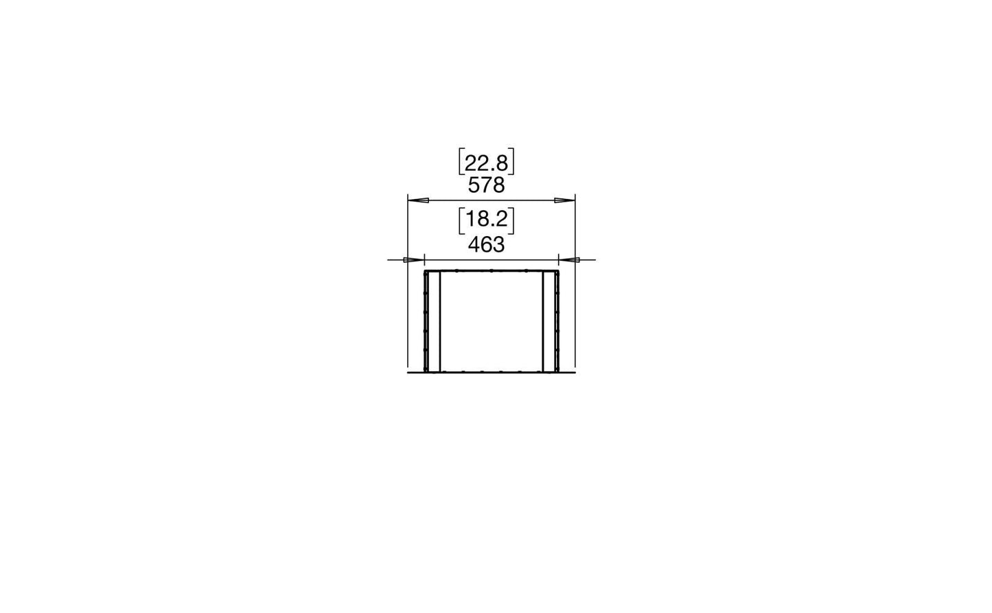 EcoSmart Flex Bioethanol Fireplace 18DB Double Sided Black