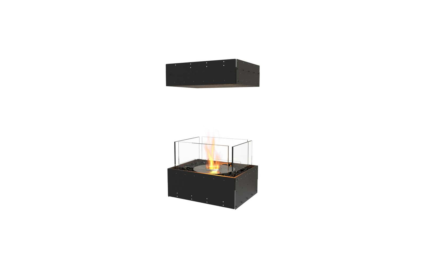 EcoSmart Flex Bioethanol Fireplace 18IL Island Black