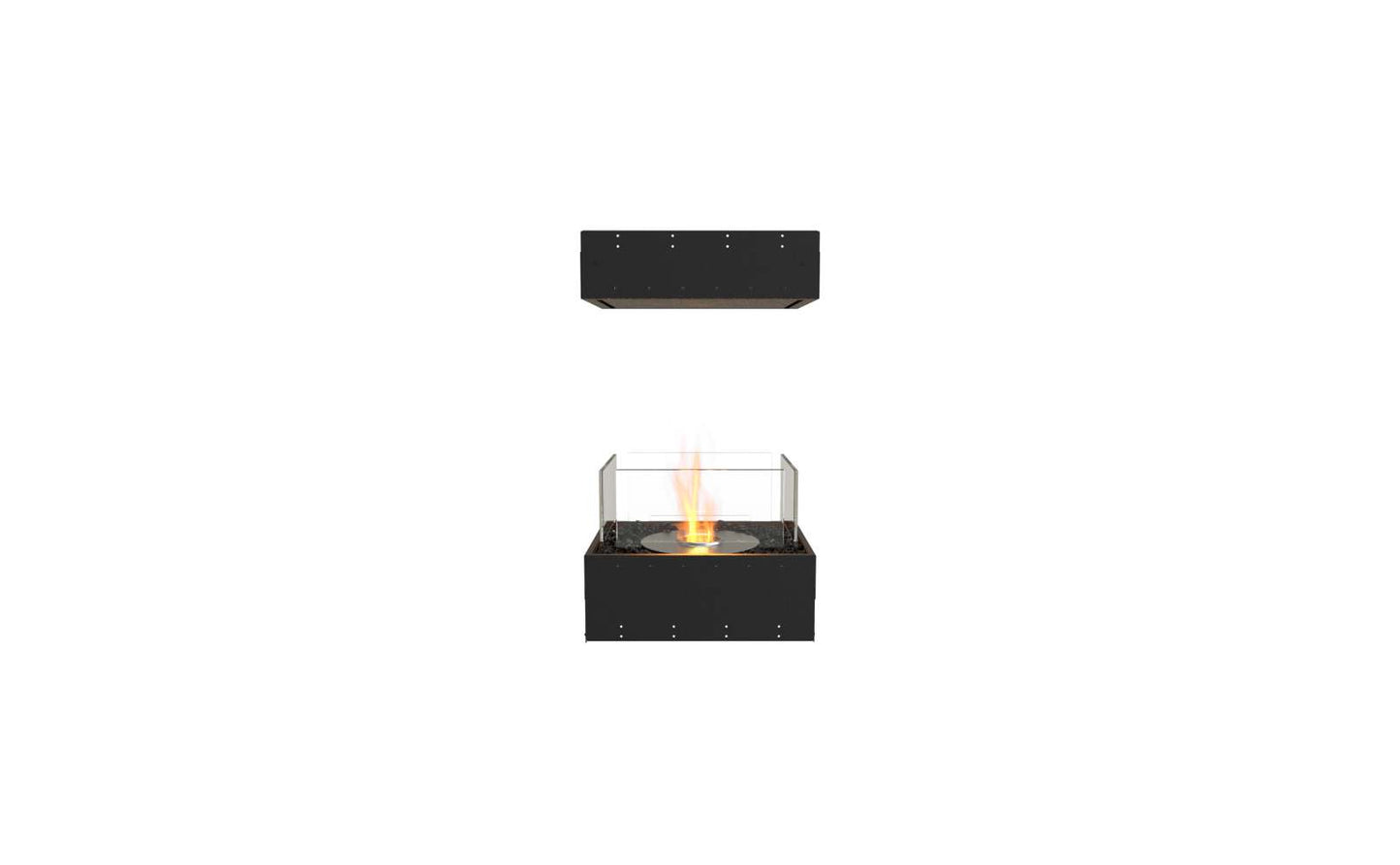 EcoSmart Flex Bioethanol Fireplace 18IL Island Black