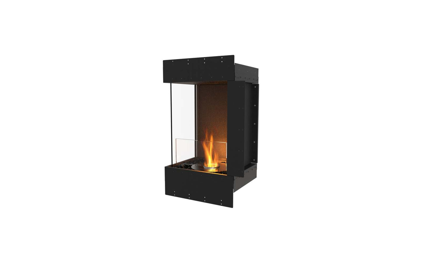 EcoSmart Flex Bioethanol Fireplace 18LC Left Corner Black