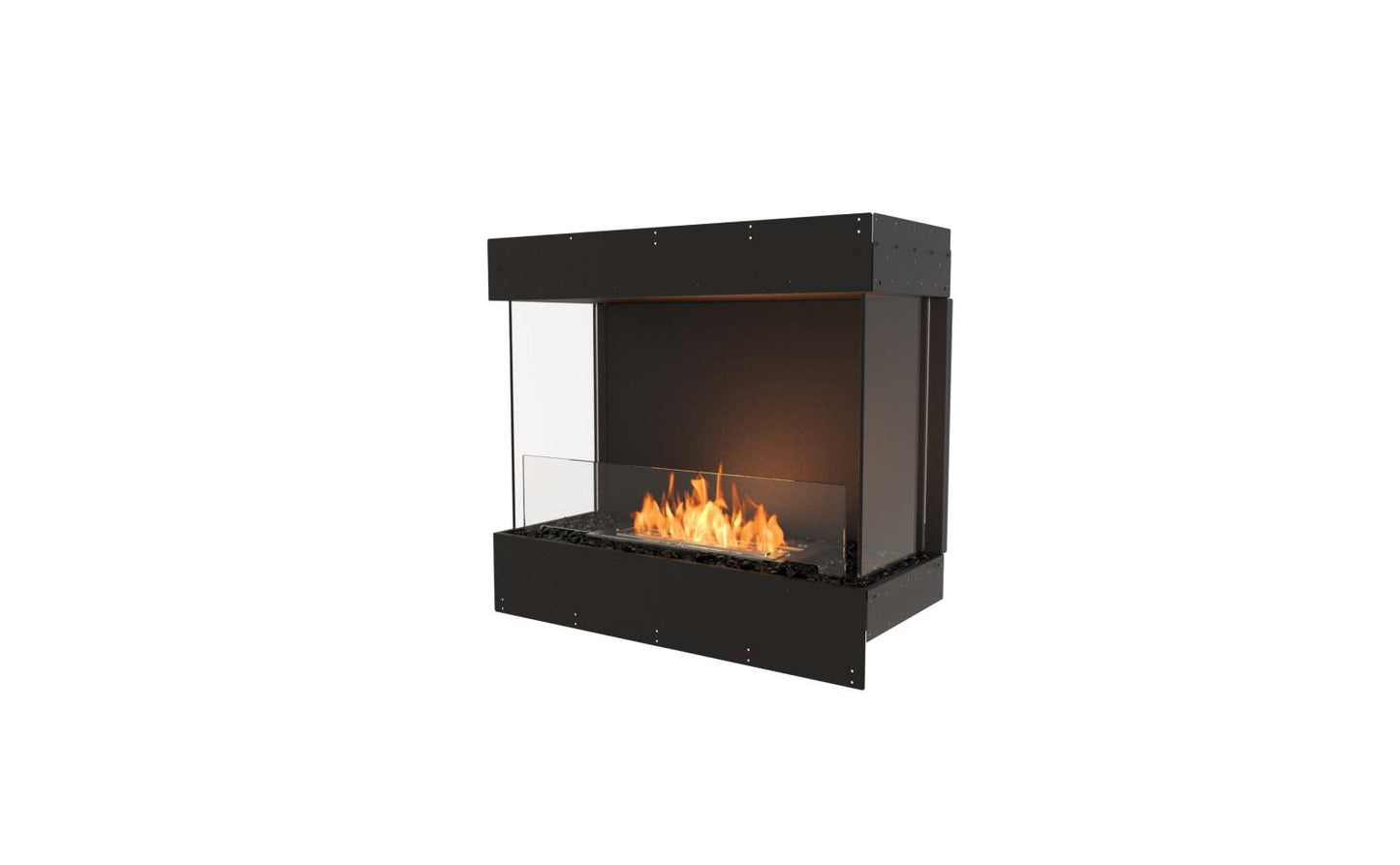 EcoSmart Flex Bioethanol Fireplace 32BY Bay Black