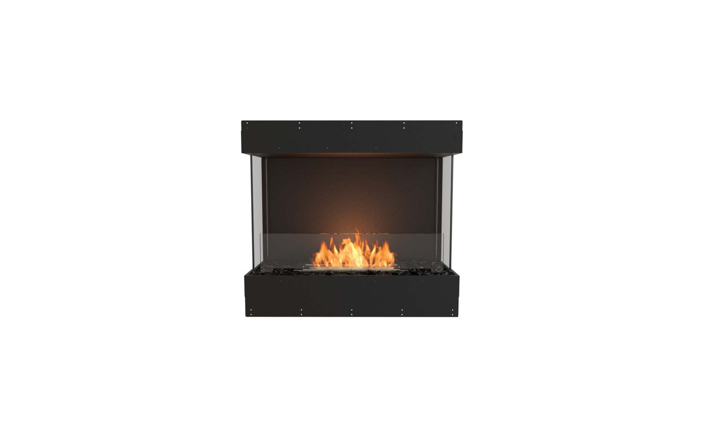 EcoSmart Flex Bioethanol Fireplace 32BY Bay Black