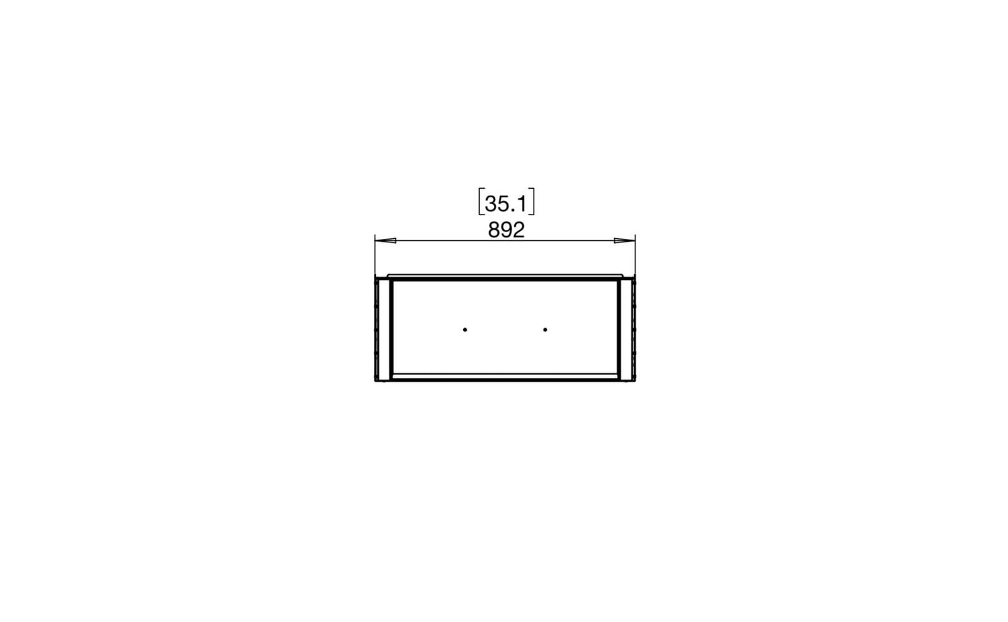 EcoSmart Flex Bioethanol Fireplace 32BY Bay Black