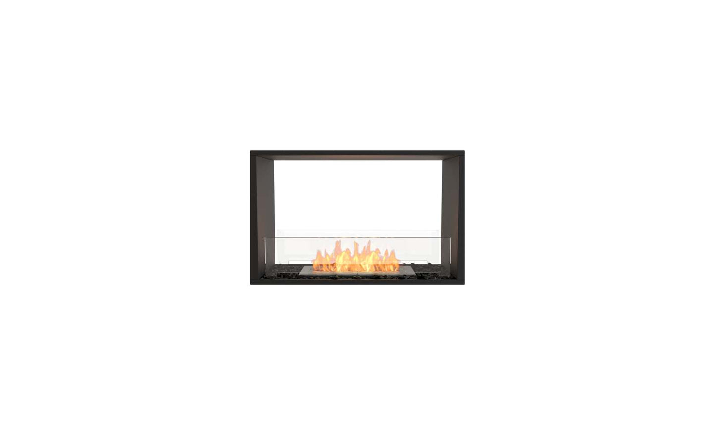 EcoSmart Flex Bioethanol Fireplace 32DB Double Sided Black