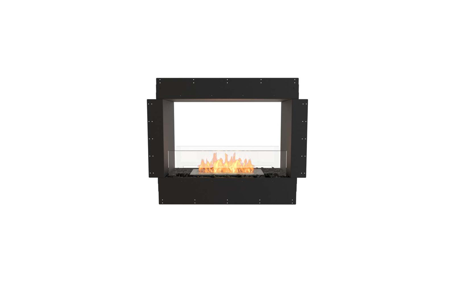 EcoSmart Flex Bioethanol Fireplace 32DB Double Sided Black